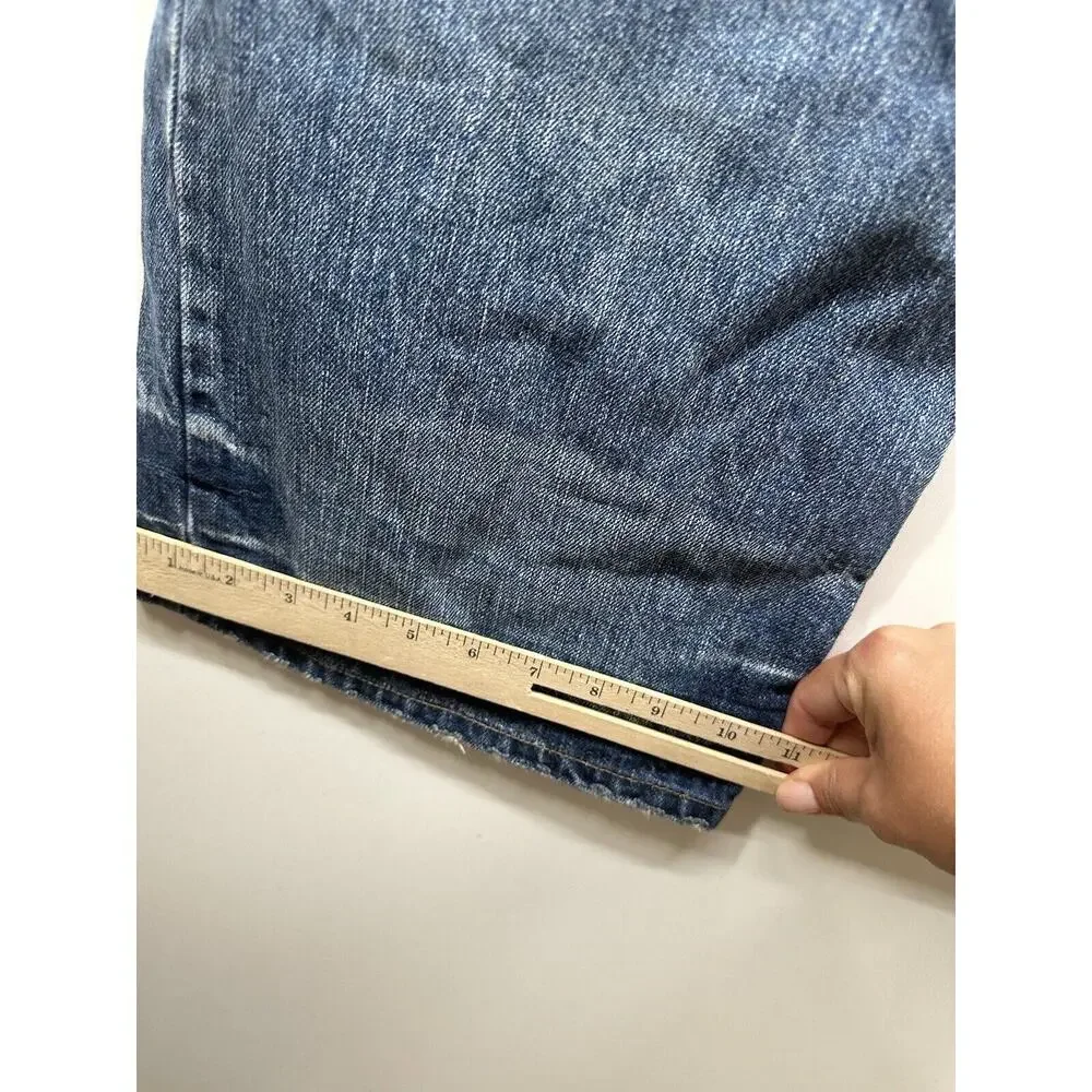 Sean John‎ Jeans Men's Sz 40 Blue White Patch Baggy Street Y2K Denim Vintage 90s